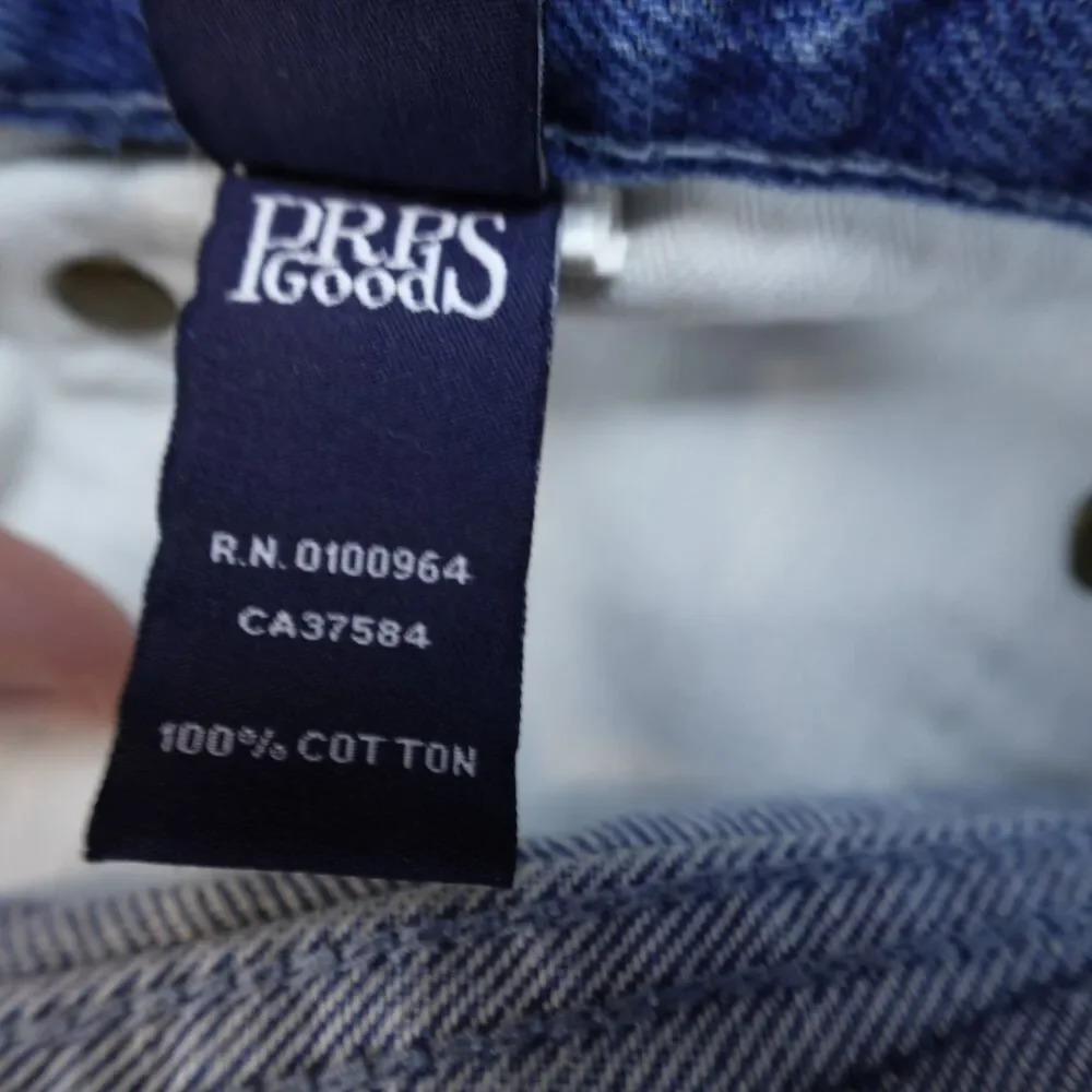 PRPS Jeans Mens Distressed Blue Light Wash Denim Mens 38x34